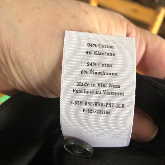 Everlane Bi-Stretch High Rise Straight Work Pants Side Zip - 12 - Picture 13 of 13